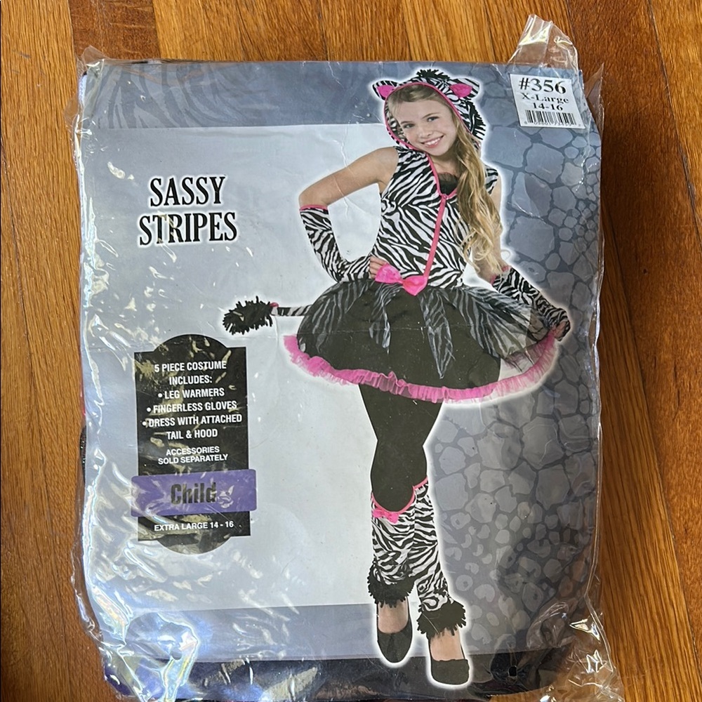 Sassy Stripes Zebra Costume for Kids